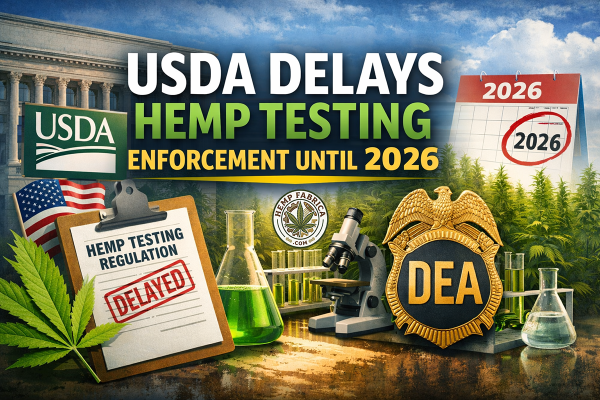 USDA Delays Hemp Testing Enforcement Until 2026